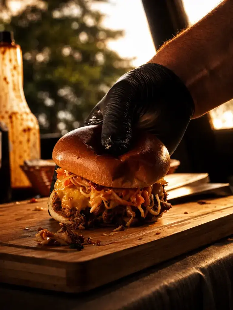 Pulledpork Burger 4Startseite